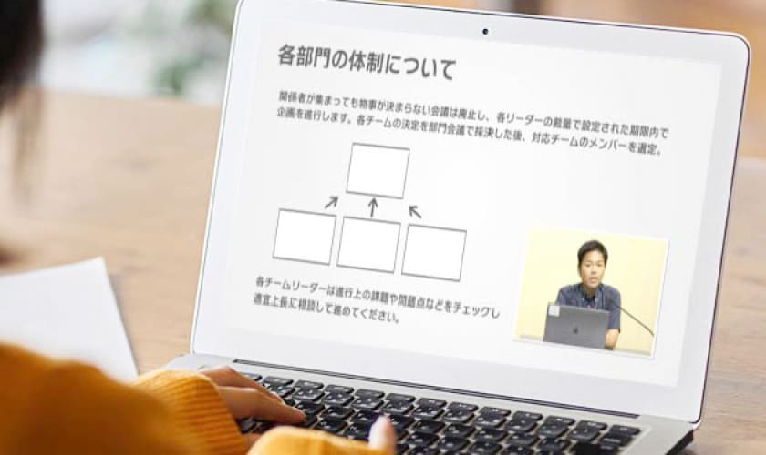 社内広報/教育動画収録